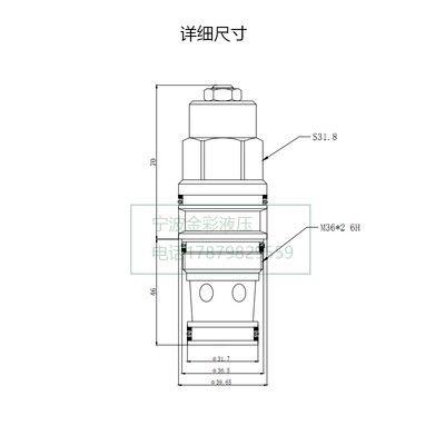 SUN型抗衡阀螺纹插装平衡阀CBGA-LHN CLBGG-LJN 240L
