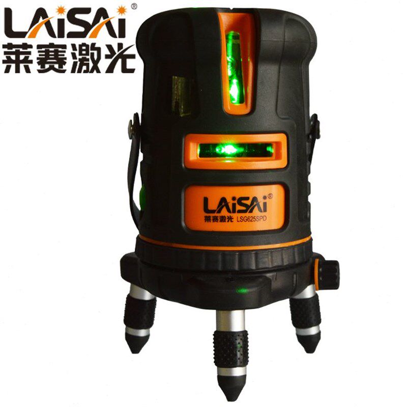 LAISAI莱赛激光625强绿光5线水平仪强光点室外用平水仪激光标线仪
