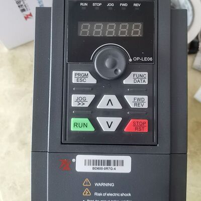 富凌变频器 BD600系列重载矢量变频器 380V 0.75KW OP-LE06面板