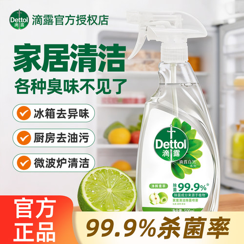 滴露冰箱专用清洁剂除味剂除臭去味净化李斯特菌消毒杀菌清洗剂