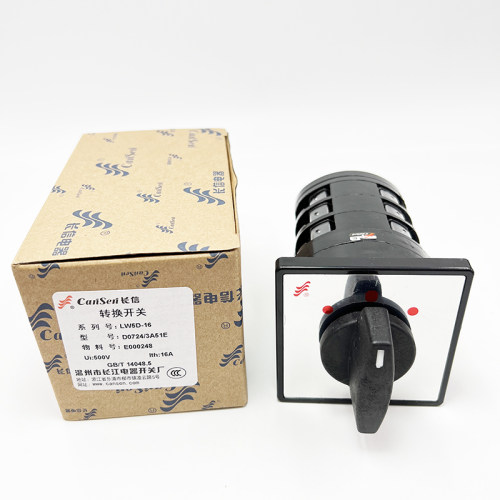 长信 温州长江电器开关LW5D-16 D0724/3万能转换组合开关三档三节