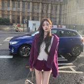 你 女 青春活力慵懒松弛破洞磨破卫衣套装 懒懒llan 第五大道