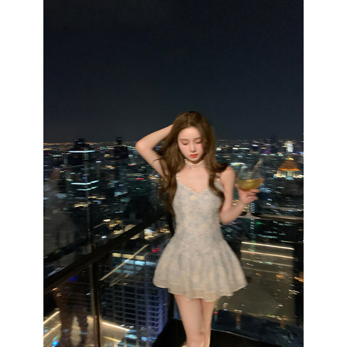 你的懒懒llan碎花连衣裙女夏