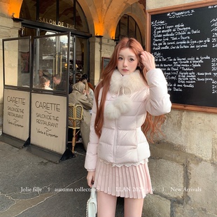 你的懒懒llan【小蛮腰羽绒服】富家千金90白鸭绒排骨羽绒服女