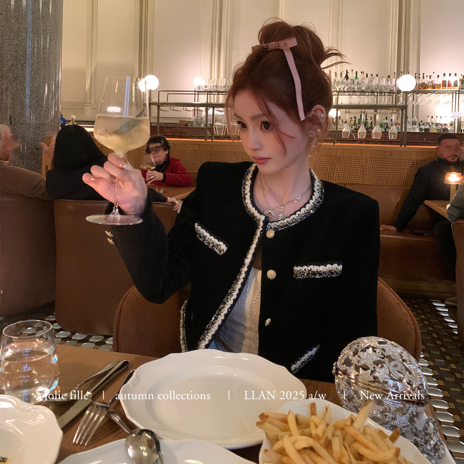 你的懒懒llan灯芯绒小香外套