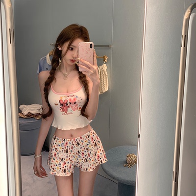 你的懒懒llan纯欲慵懒印花套组