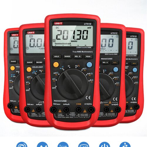 优利德UNI-T数字万用表UT61E/UT61D/UT61C/UT61B/UT61A替代890C