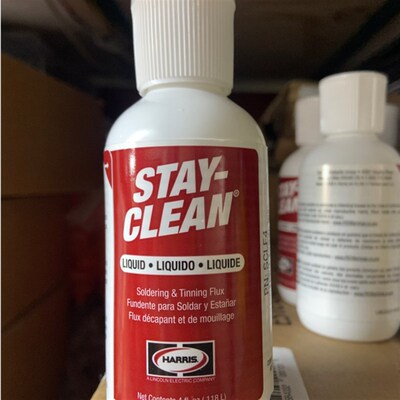 HARRIS/哈利斯低温焊水STAY-CLEAN净重113.4g配合银锡焊条使用