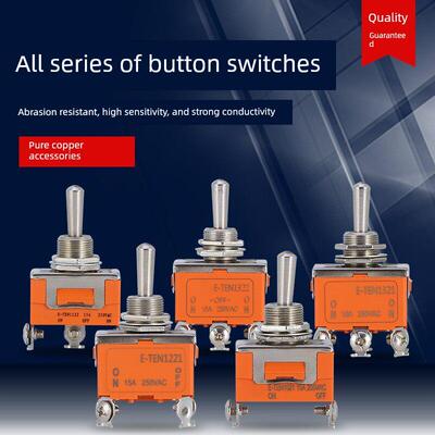 拨动开关E-Ten1021/1121/1122/1221/1321/1322摇杆电源开关3档