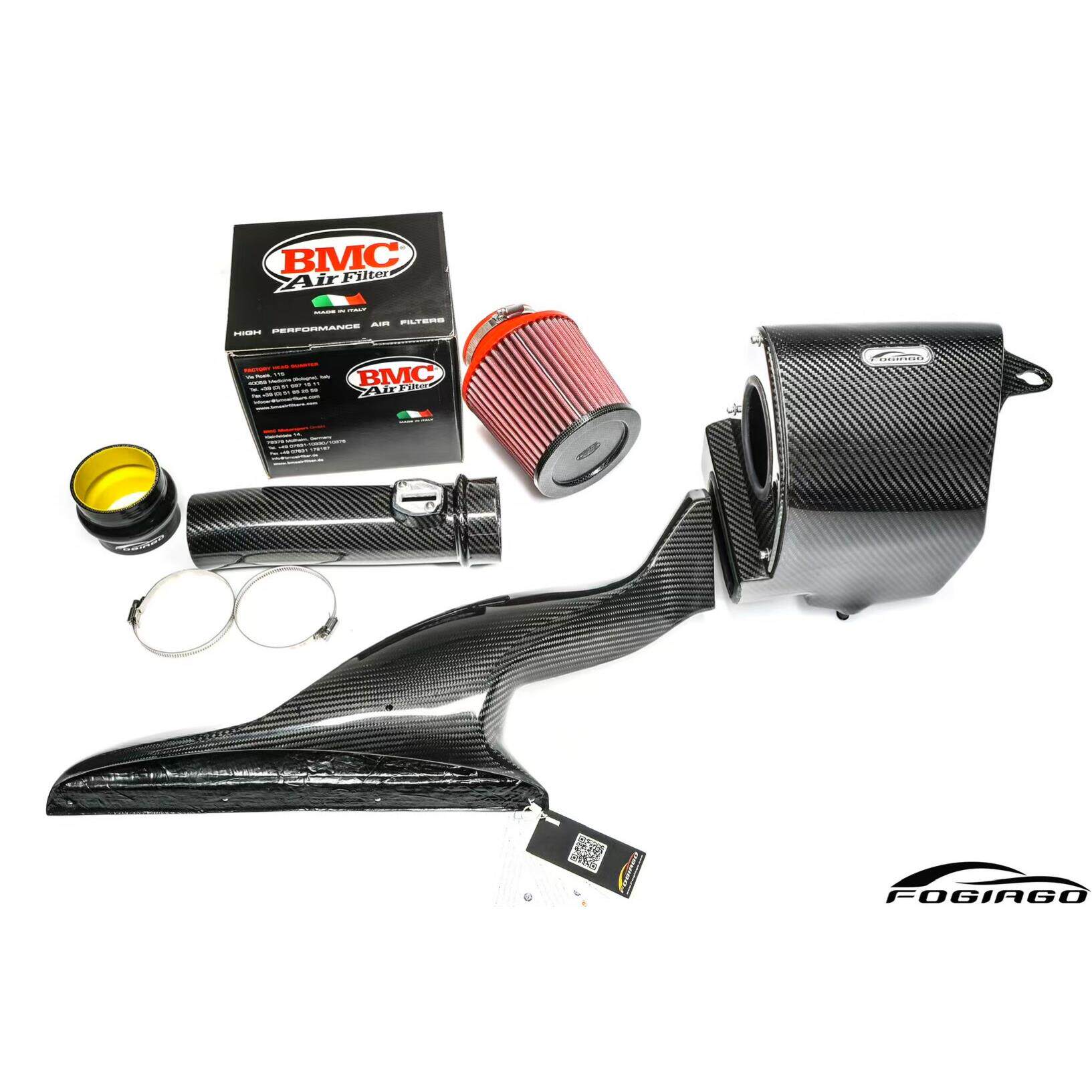 适配捷豹XE XEL XFL F-PACE改装2.0T进气套件冬菇头碳纤维风箱