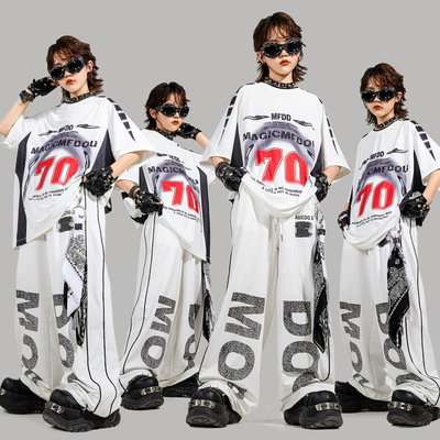 2026新款少儿breaking街舞服装嘻哈男童宽松炸街潮牌童装