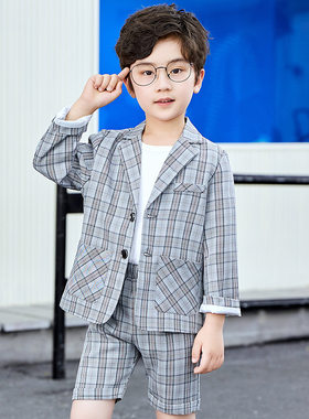 2026新款男儿童西装宝宝礼服套装幼儿园小朋友舞台毕业演出服钢琴