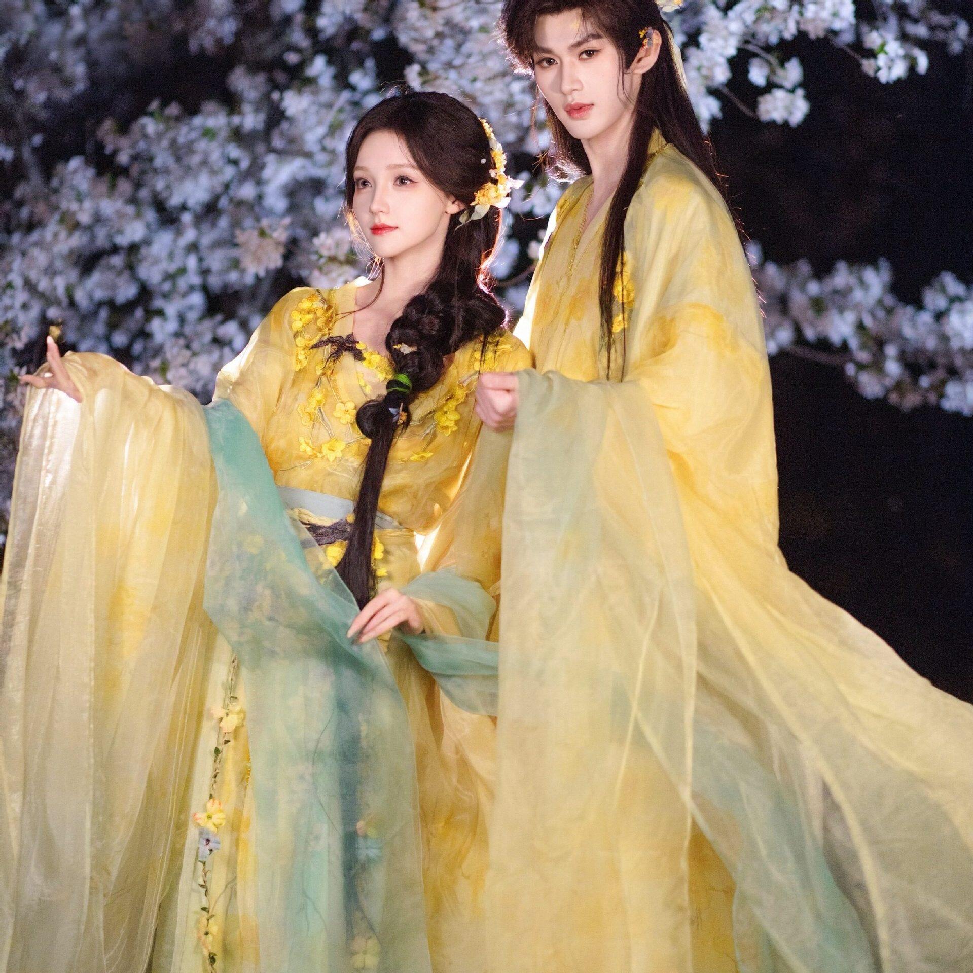 2026新款正版原创汉服绣花魏晋南北朝踏青花朝节花神男女情侣古装