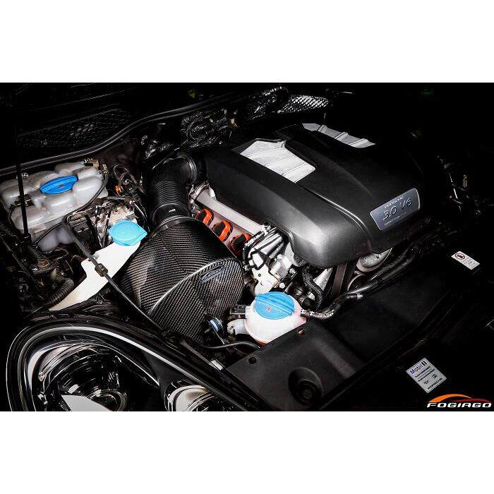 适配保时捷卡宴新卡宴3.0T 改装进气套件冬菇头碳纤维风箱