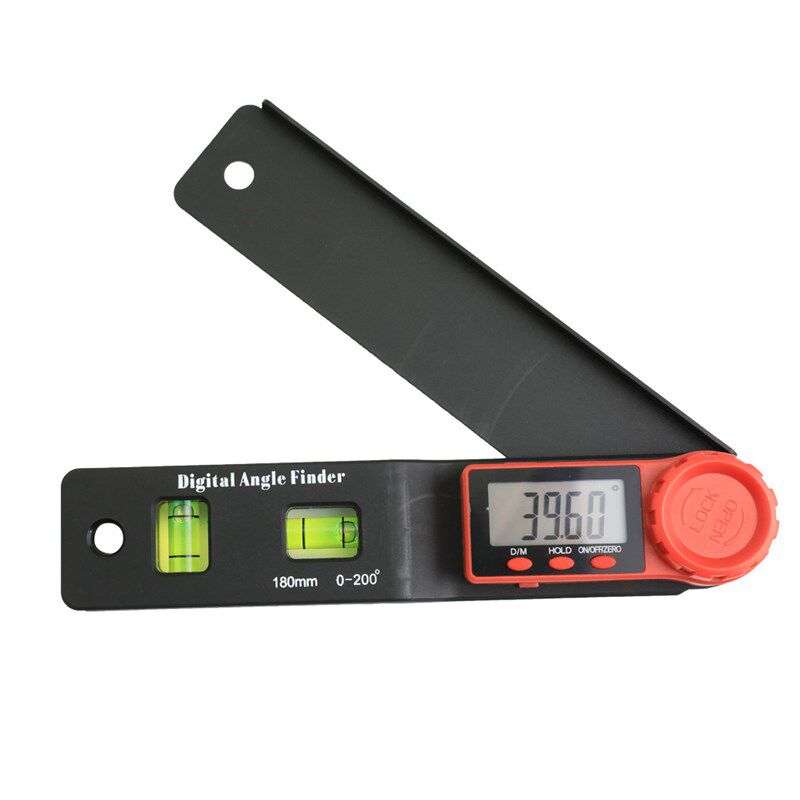 0-200度数显角度尺精度带水泡角度测量仪多功能电子量角器