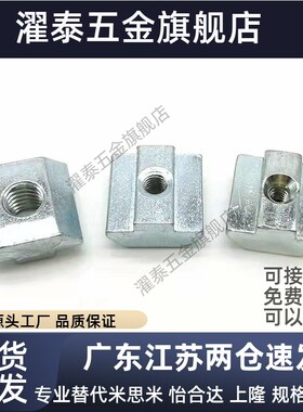 AHN21-206/308/408/4010/G306/G408-M4/M5/M/6M8/M10滑块螺母螺帽