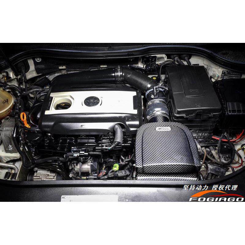 福斯ccTiguan迈腾GTI6昊锐改装进气套件冬菇头风箱碳纤维