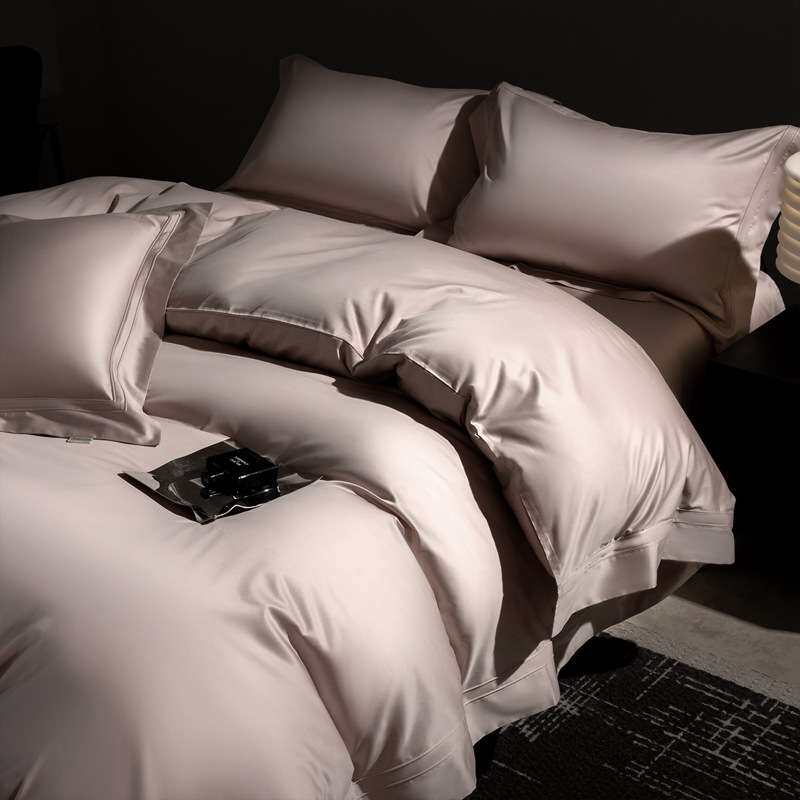 南通高端轻奢100S双埋绳长绒棉高密度四件套轻奢大气时尚床品被罩