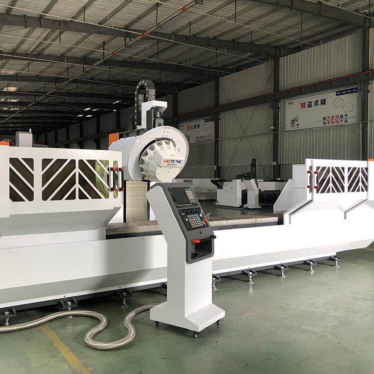 长条金属铝合金型材加工中心线型工业铝三轴数控复合钻铣加工中心
