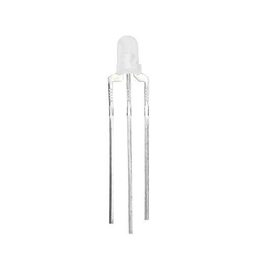 f3红黄雾状共阴散光3mm红黄双色指示灯直插式led灯珠发光二极管