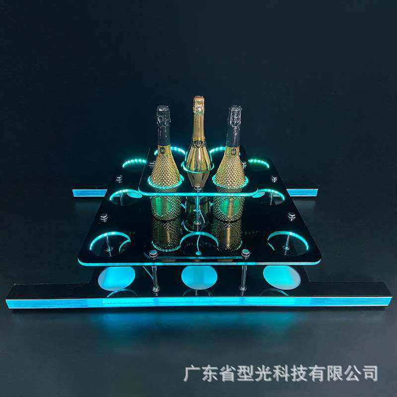 新款LED发光亚克力桥子酒座酒吧夜店出酒上酒气氛道具抬酒桥子架