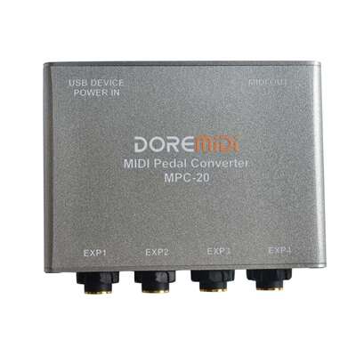 DOREMiDi踏板转换器表情延音踩镲踏板电子琴MIDI踏板转换器MPC-20