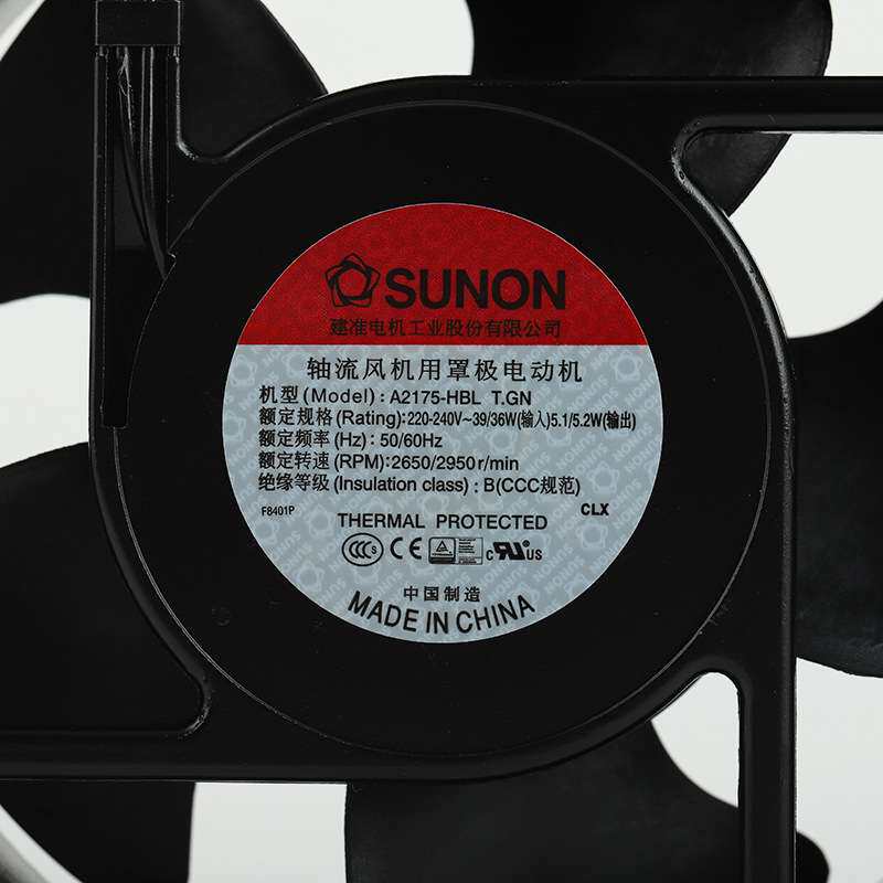 工业风扇电机 轴流 SUNON A2175-HBL T.GN 172*150*51mm 散热