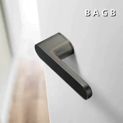 BAGB意式极简门锁室内卧室房门锁现代简约木门锁静音磁吸生态门锁
