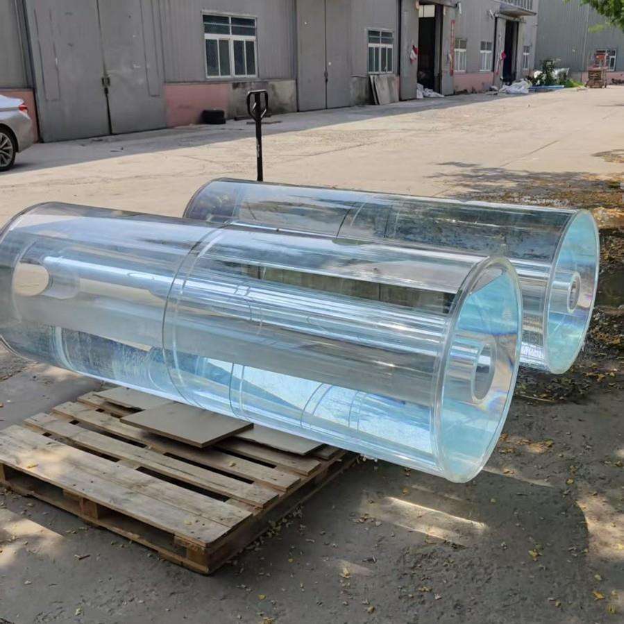 高透明亚克力管圆柱形空心有机玻璃透明真空桶圆筒实验装置