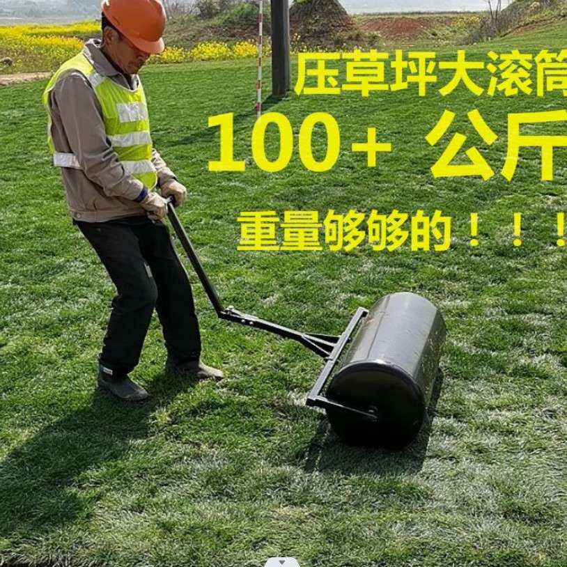 草地滚筒草坪压平滚压机园艺绿化压实机碾压草滚除草机花园铺草皮