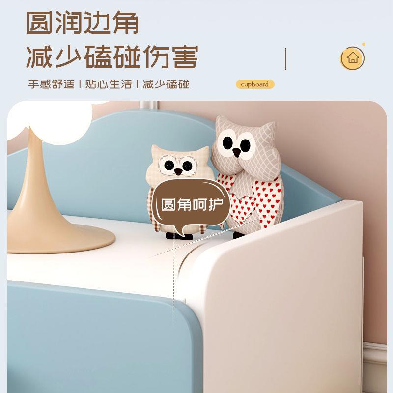 儿童床头柜卧室简约现代收纳柜多功能迷你网红储物柜儿童房床边柜