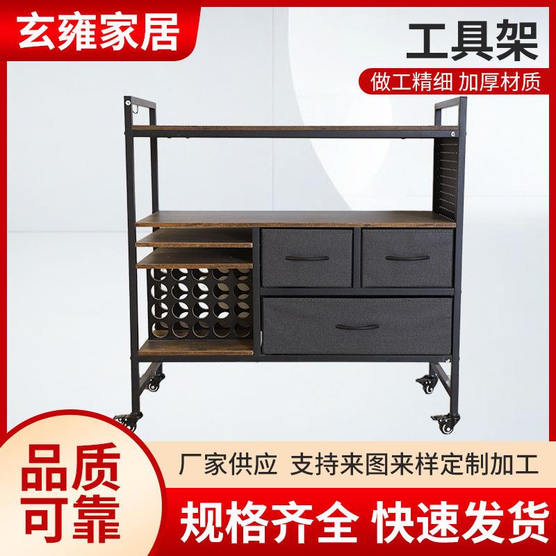 跨境爆款工具架储物架带布抽收纳柜多个布艺抽屉多功能置物架