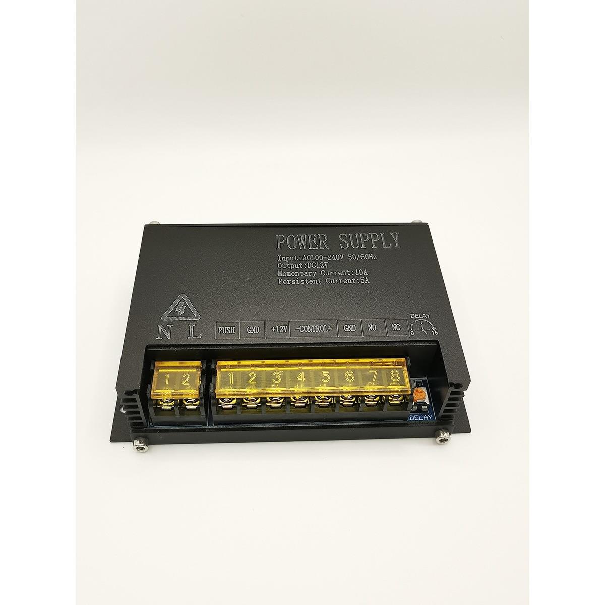 12V10A门禁电源人脸识别指纹机门禁开关电源电插锁磁力锁小控制器