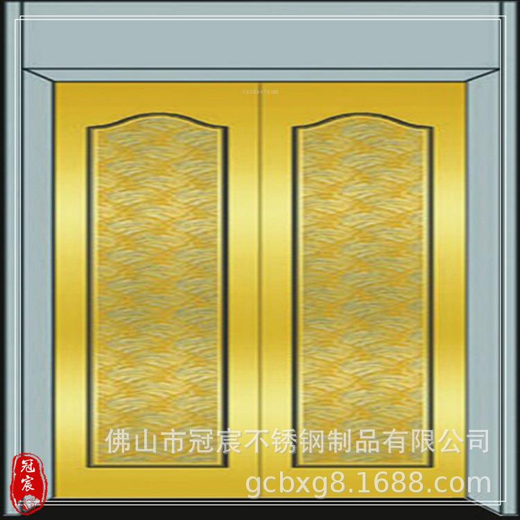 冠宸抗指纹不锈钢蚀刻板 铝方管木纹蚀刻 304彩色拉丝阴刻板