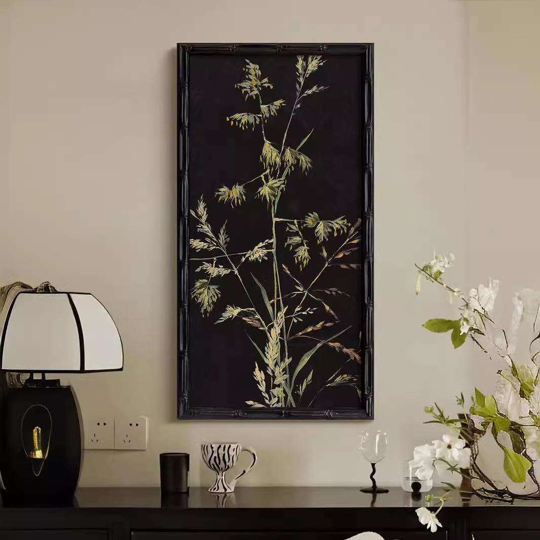 复式楼梯口间装饰画现代简约楼道三联挂画客厅玄关走廊过道墙壁画