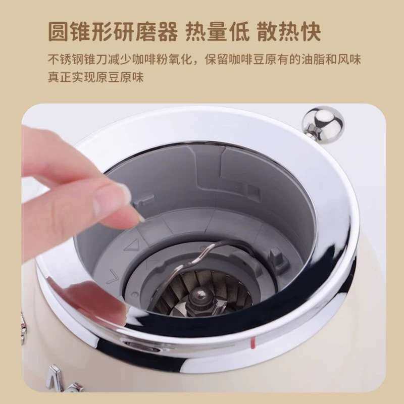 SMEG斯麦格CGF11复古全自动咖啡磨豆机意式家用30档研磨料理豆仓