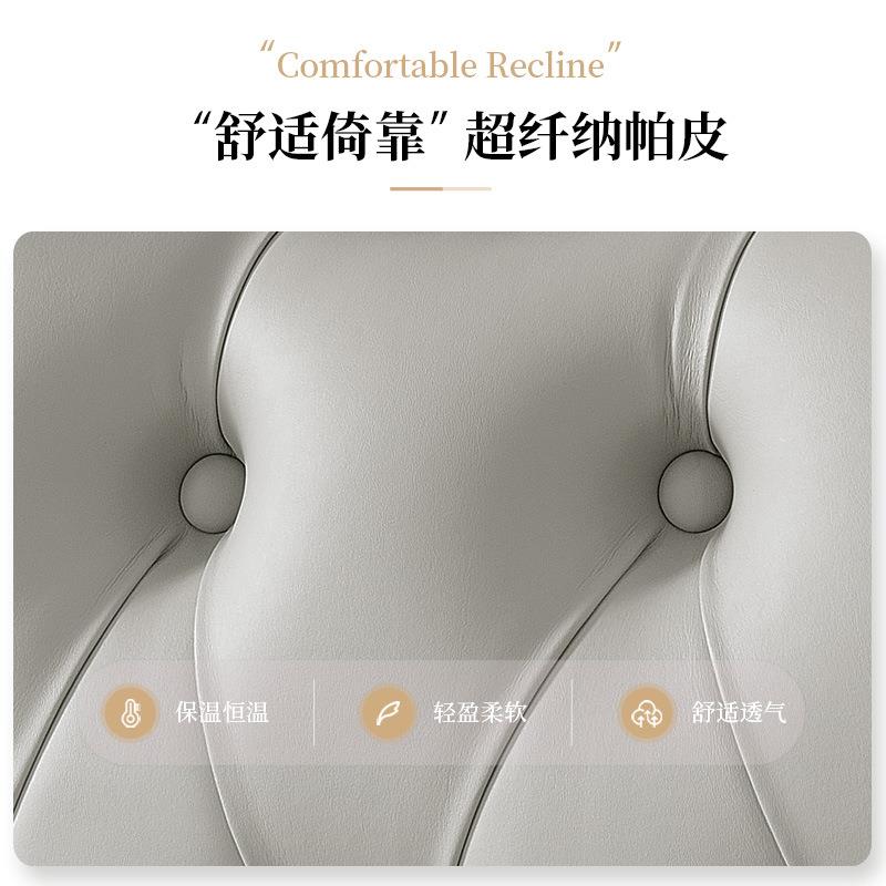 美式乡村轻奢法式1.5m实木床主卧1.8米双人床简约现代2米气压储物