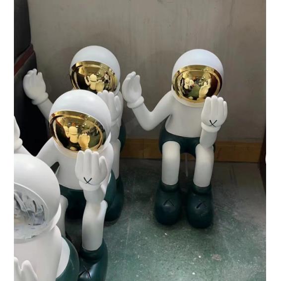 现代简约创意树脂雕塑摆件样板房售楼处大厅电视柜饰品落地工艺品