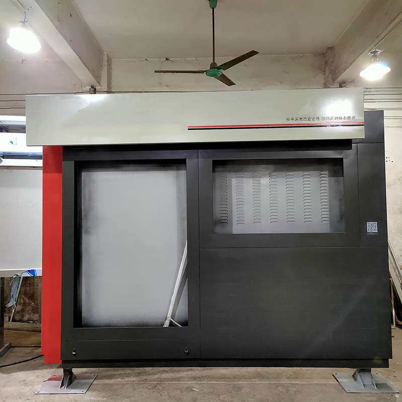营销中心软膜展灯箱 校园不锈钢展示灯箱公共场所展示灯箱定 制