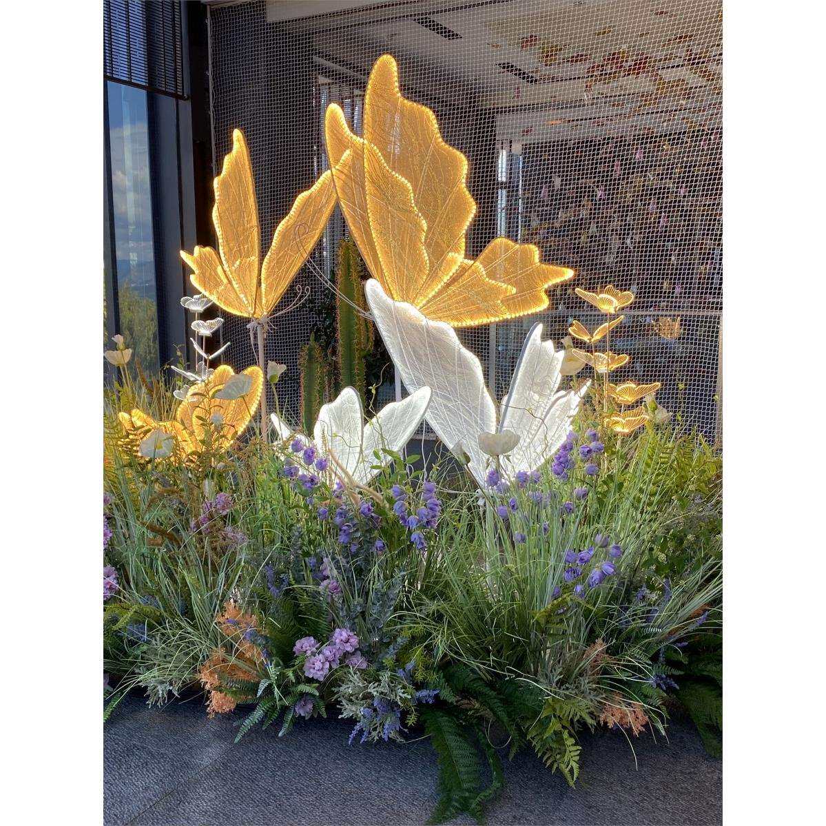 大型植物软装造景庭院花草装饰酒店餐厅角落园景套装仿真芦苇草堆