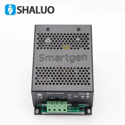 Smartgen众智 BAC06A 12V/24V 柴油发电机组电瓶浮充充电器蓄电池