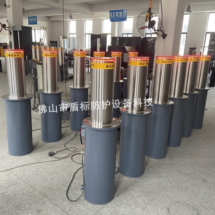 成品供应大门防撞自动伸缩柱 不锈钢防撞止车电动液压路桩 手动柱