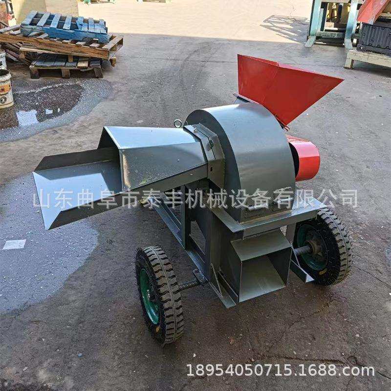 500型木屑粉碎机香菇木耳培养基粉碎机移动式原木下脚料粉碎机
