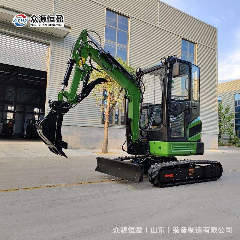 ZY26履带小挖掘机 出口欧洲家用迷你液压先导微挖果园小型挖掘机