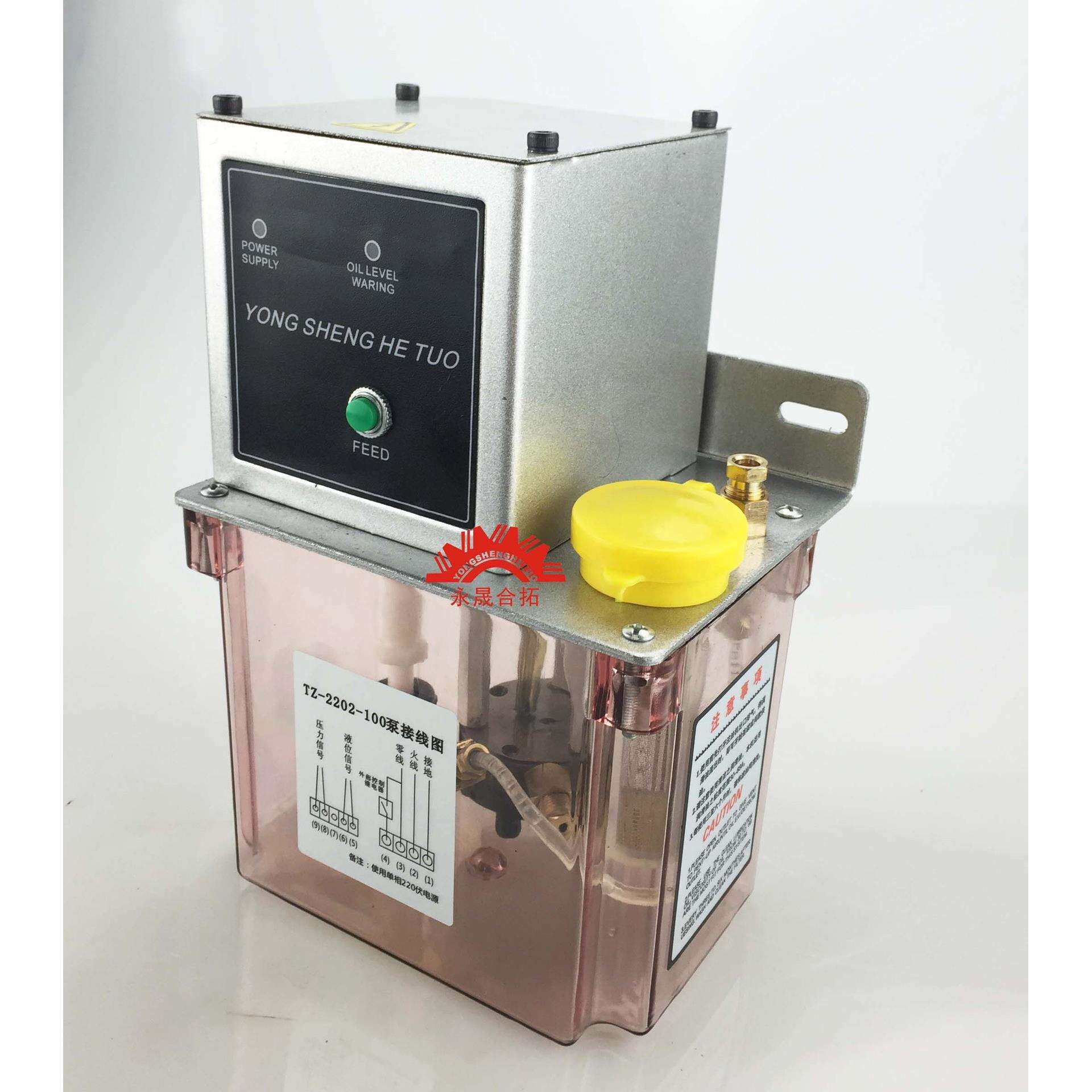 1升齿轮半自动润滑泵 机床PLC控制油泵 TZ2202-100 小容量加油机