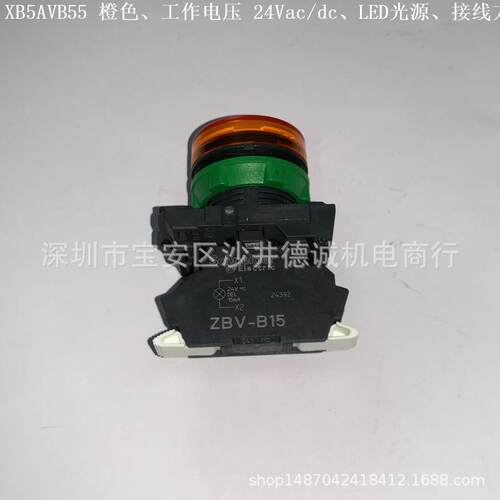 XB5AVB65 XB5-AVB65 指示灯 蓝色、24Vac/dc、弹簧夹紧方式