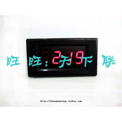 新品家用数显两线220v电压表LED 单相电压表头 交流AC80-500V