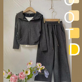 绵羊绒套装 2026年中大童新款 春款