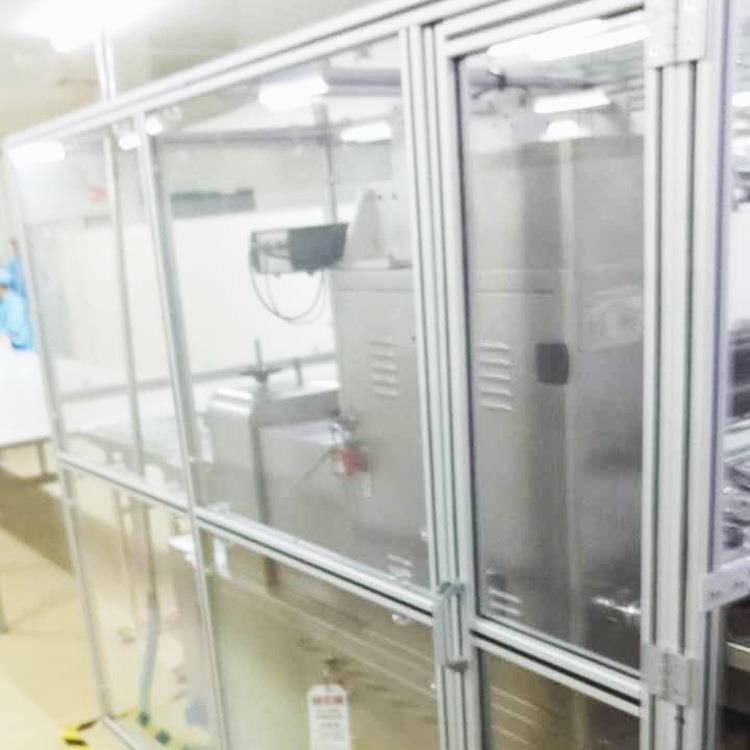 上门测量设备保护罩 现场安装机械防护罩有机玻璃机器人安全罩防