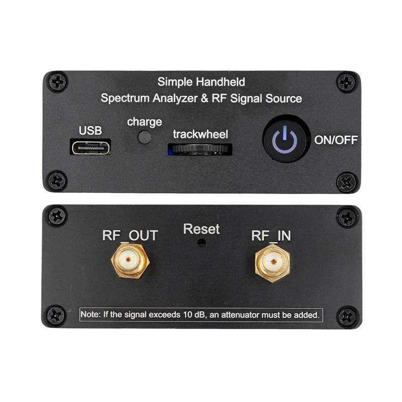 手持频谱仪带跟踪源&信号源 4.3寸工业级触摸屏 6G手持频谱仪